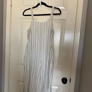 Wide Leg Linen Romper